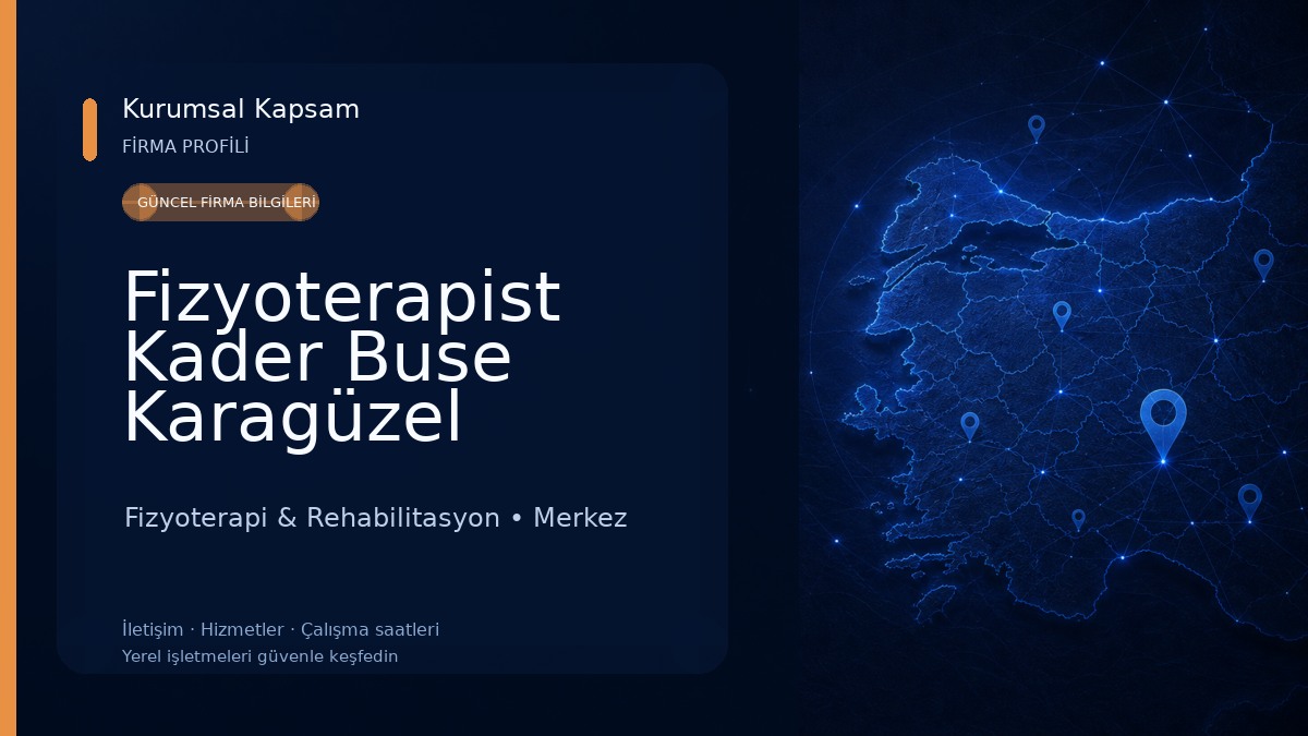 Fizyoterapist Kader Buse Karagüzel 