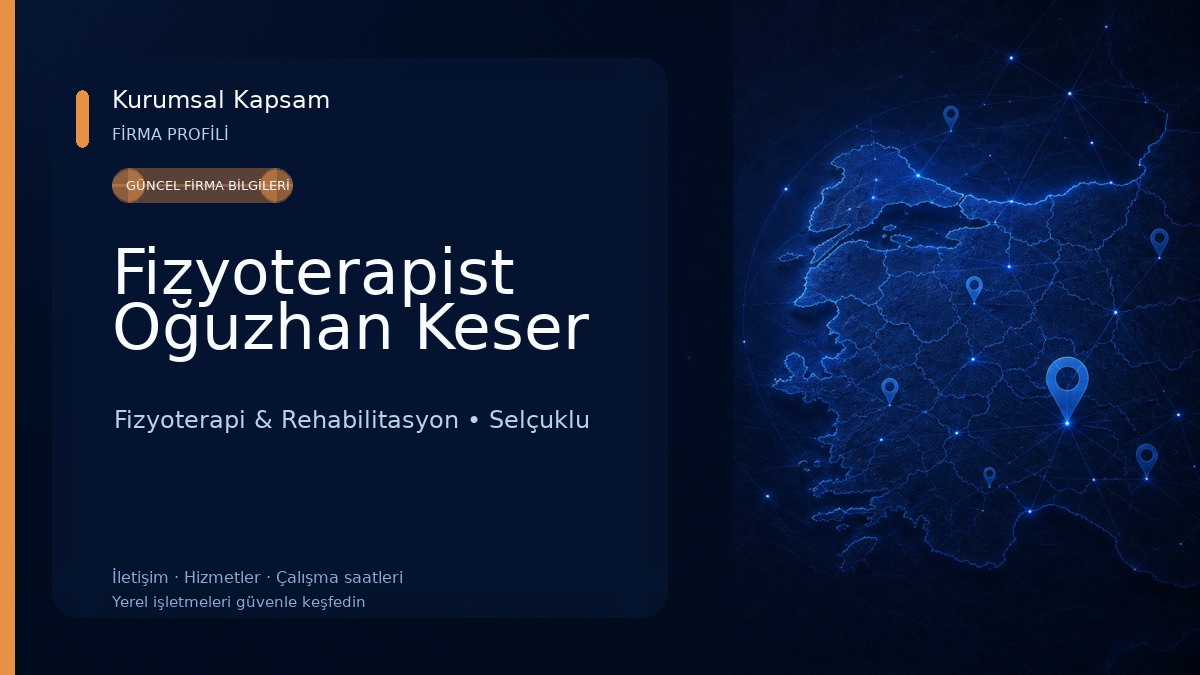 Fizyoterapist Oğuzhan Keser Fizyoterapi & Rehabilitasyon