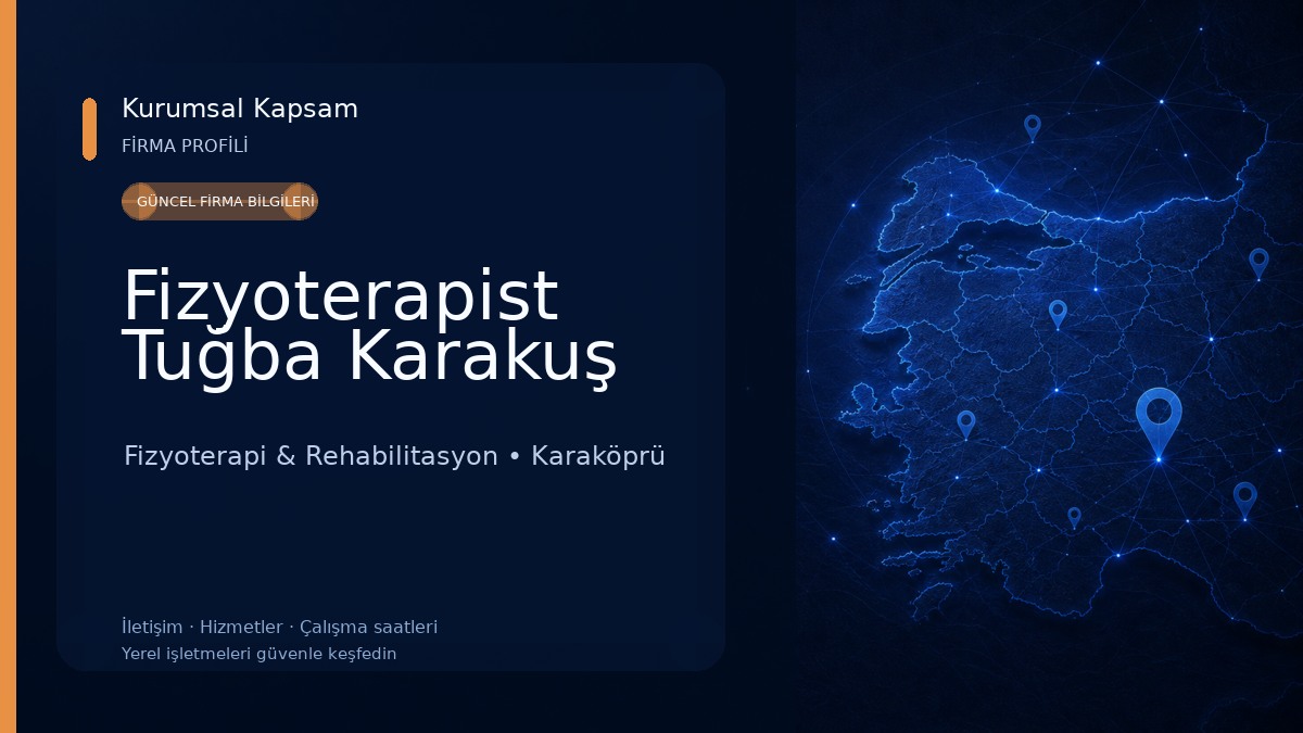 Fizyoterapist Tuğba Karakuş Fizyoterapi & Rehabilitasyon