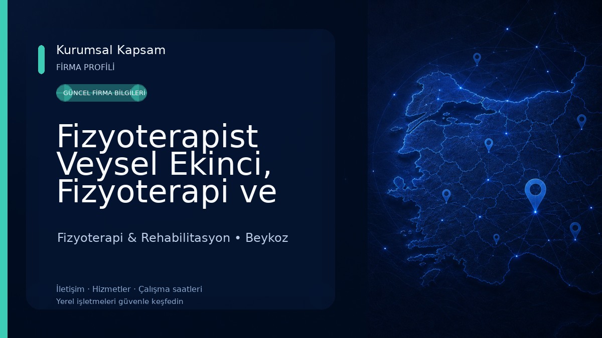 Fizyoterapist Veysel Ekinci, Fizyoterapi ve Rehabilitasyon Fizyoterapi & Rehabilitasyon