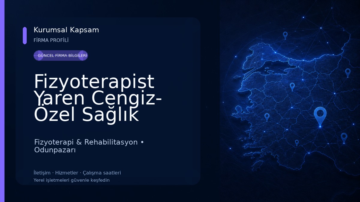 Fizyoterapist Yaren Cengiz- Özel Sağlık Meslek Hizmet Birimi