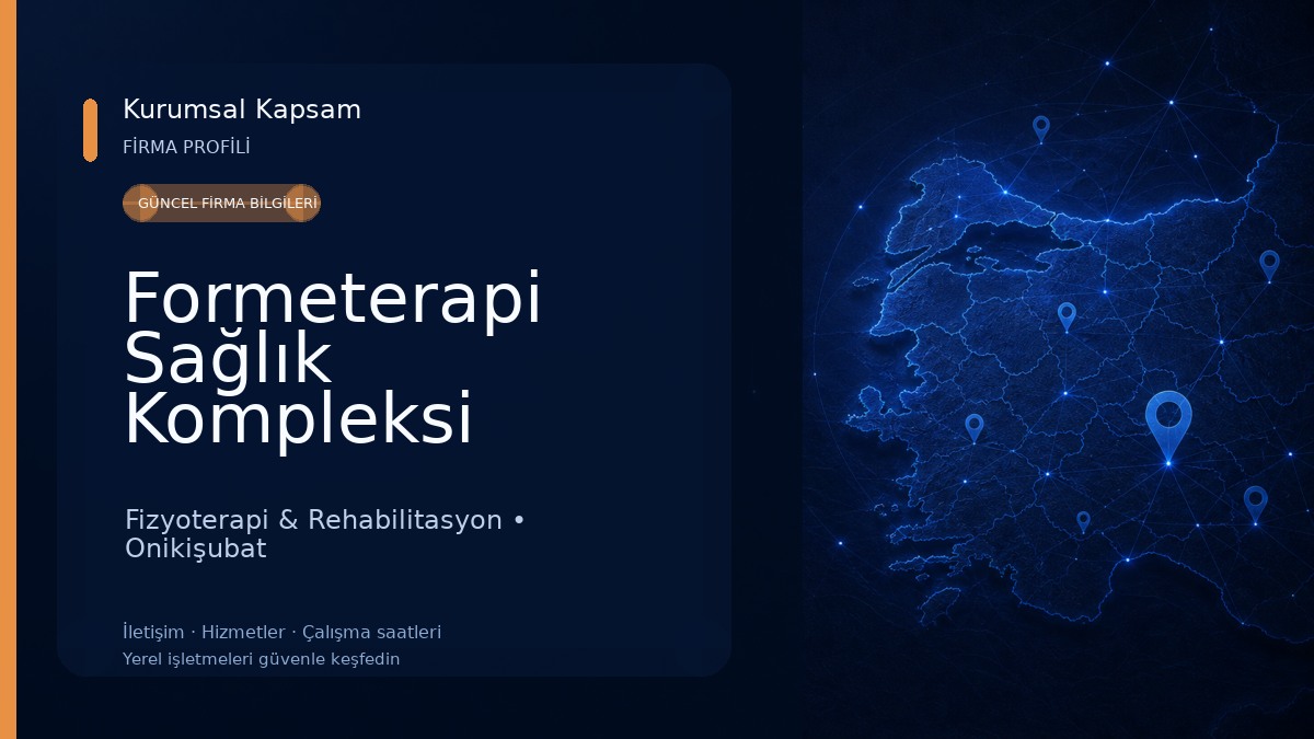 Formeterapi Sağlık Kompleksi Fizyoterapi & Rehabilitasyon
