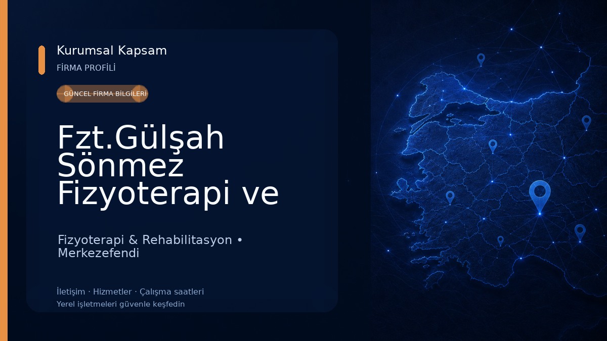 Fzt.Gülşah Sönmez Fizyoterapi ve Danışmanlık Hizmetleri