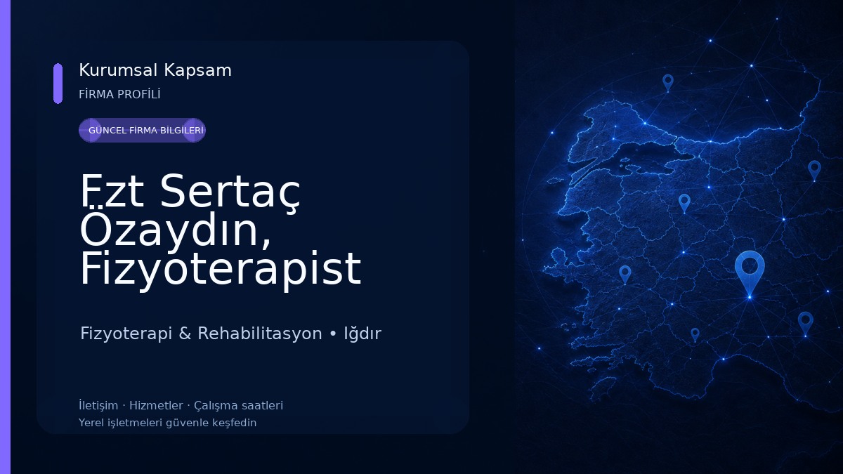 Fzt Sertaç Özaydın, Fizyoterapist 