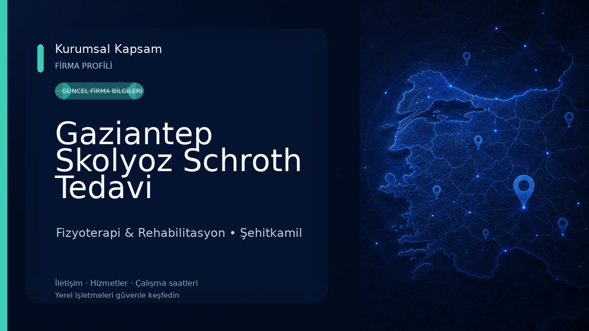 Gaziantep Skolyoz Schroth Tedavi