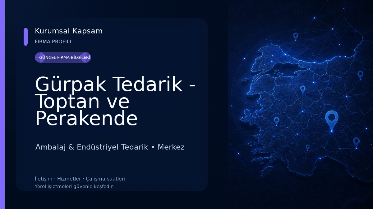 Gürpak Tedarik - Toptan ve Perakende 