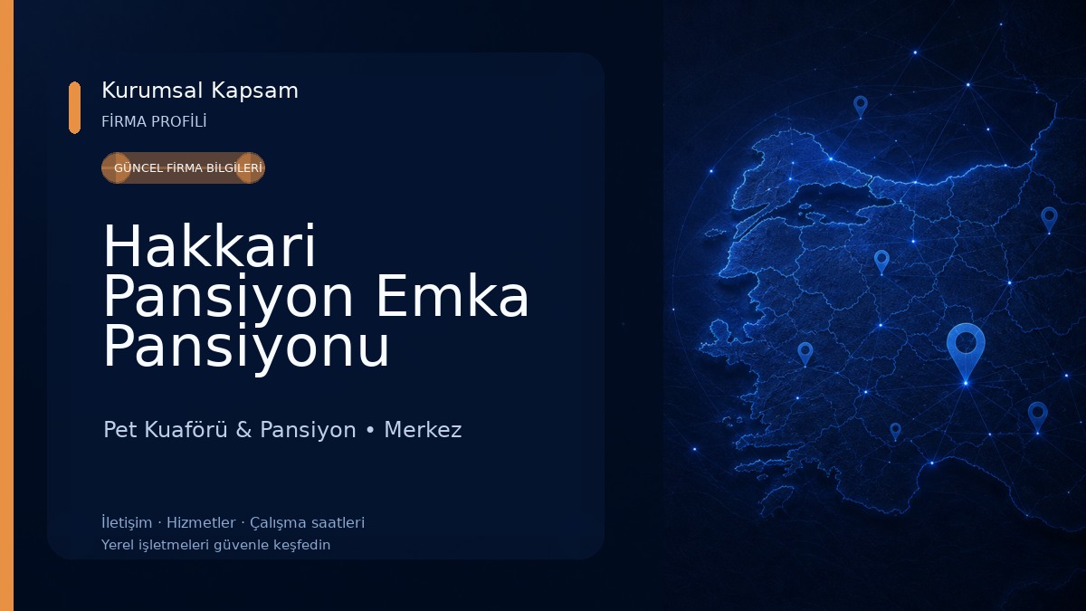 Hakkari Pansiyon Emka Pansiyonu Pet Kuaförü & Pansiyon