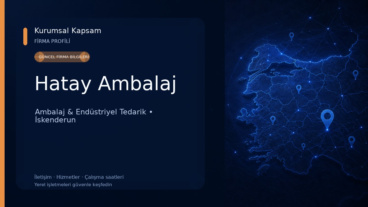Hatay Ambalaj Ambalaj & Endüstriyel Tedarik