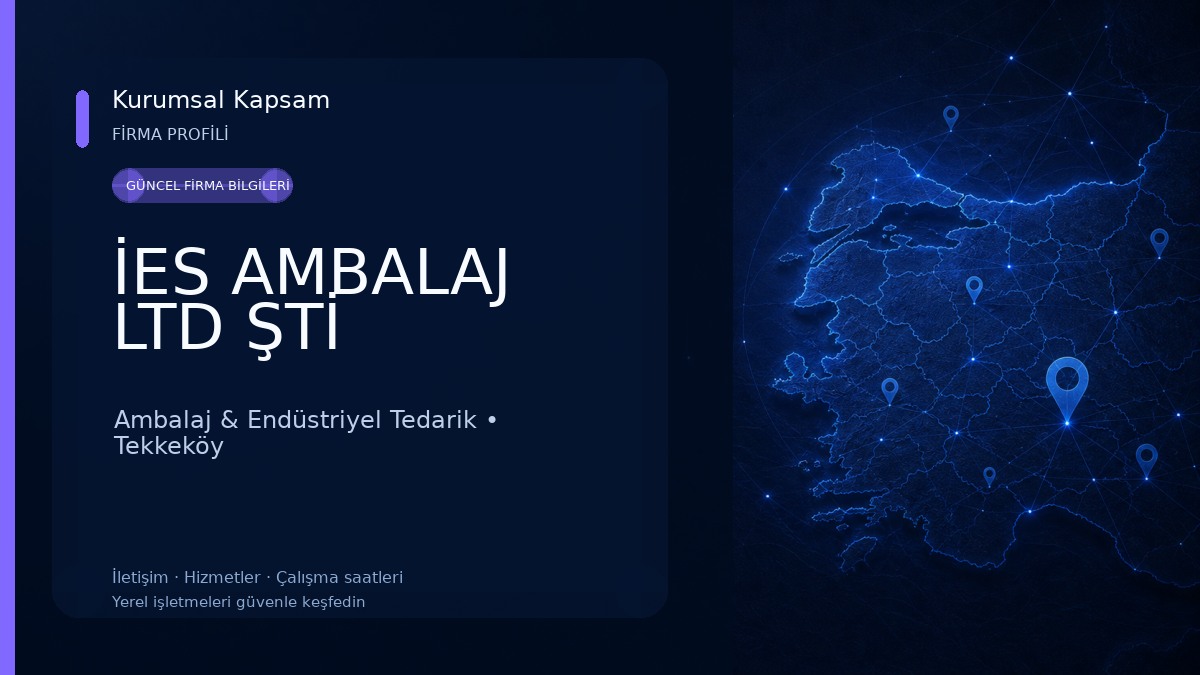 İES AMBALAJ LTD ŞTİ Ambalaj & Endüstriyel Tedarik