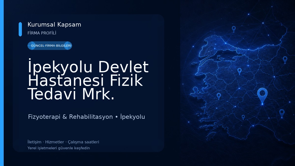 İpekyolu Devlet Hastanesi Fizik Tedavi Mrk.