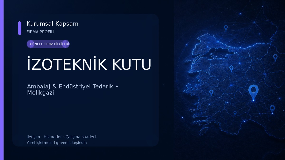 İZOTEKNİK KUTU Ambalaj & Endüstriyel Tedarik