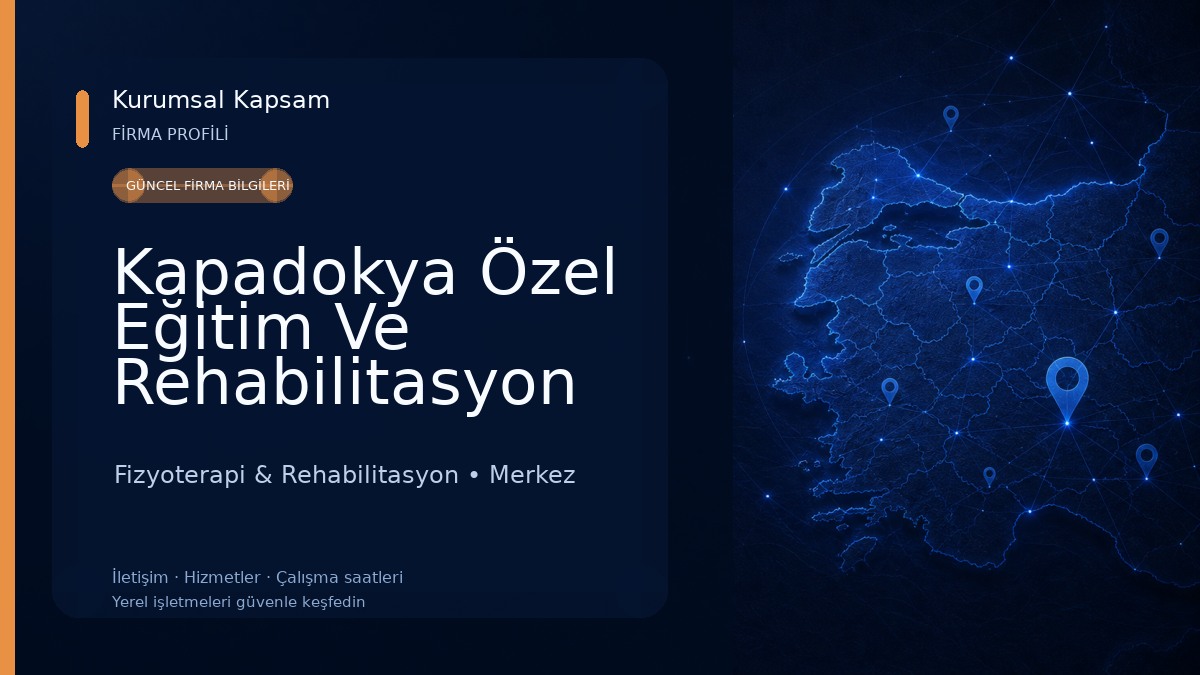 Kapadokya Özel Eğitim Ve Rehabilitasyon Merkezi