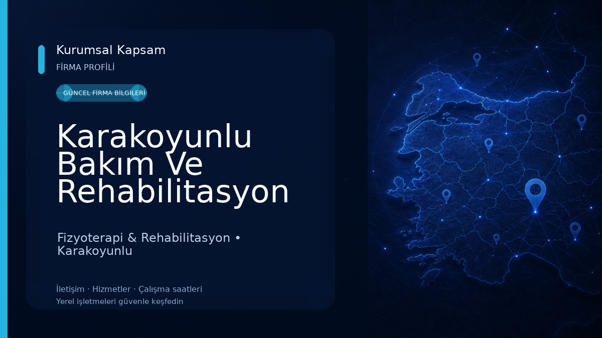 Karakoyunlu Bakım Ve Rehabilitasyon Merkezi