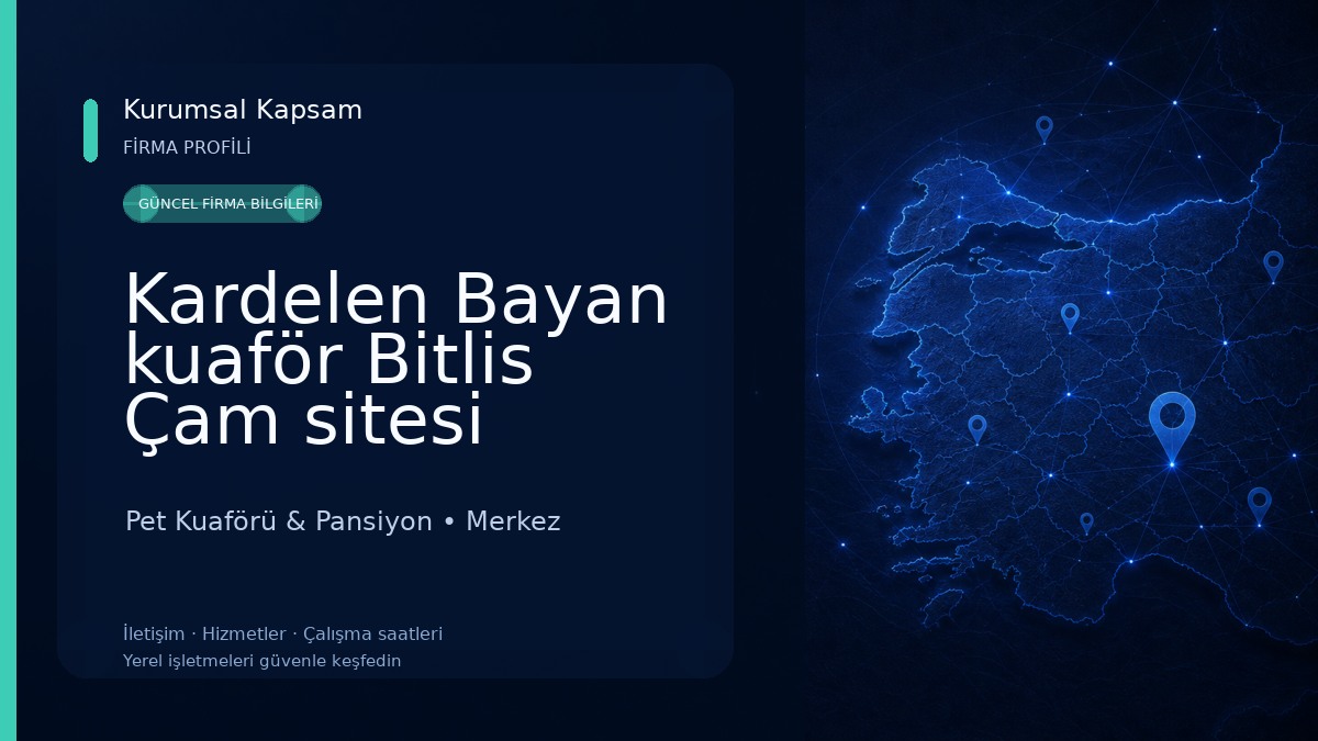 Kardelen Bayan kuaför Bitlis Çam sitesi Pet Kuaförü & Pansiyon