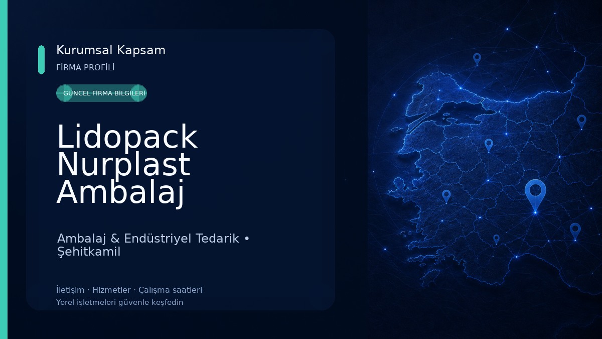 Lidopack Nurplast Ambalaj Ambalaj & Endüstriyel Tedarik