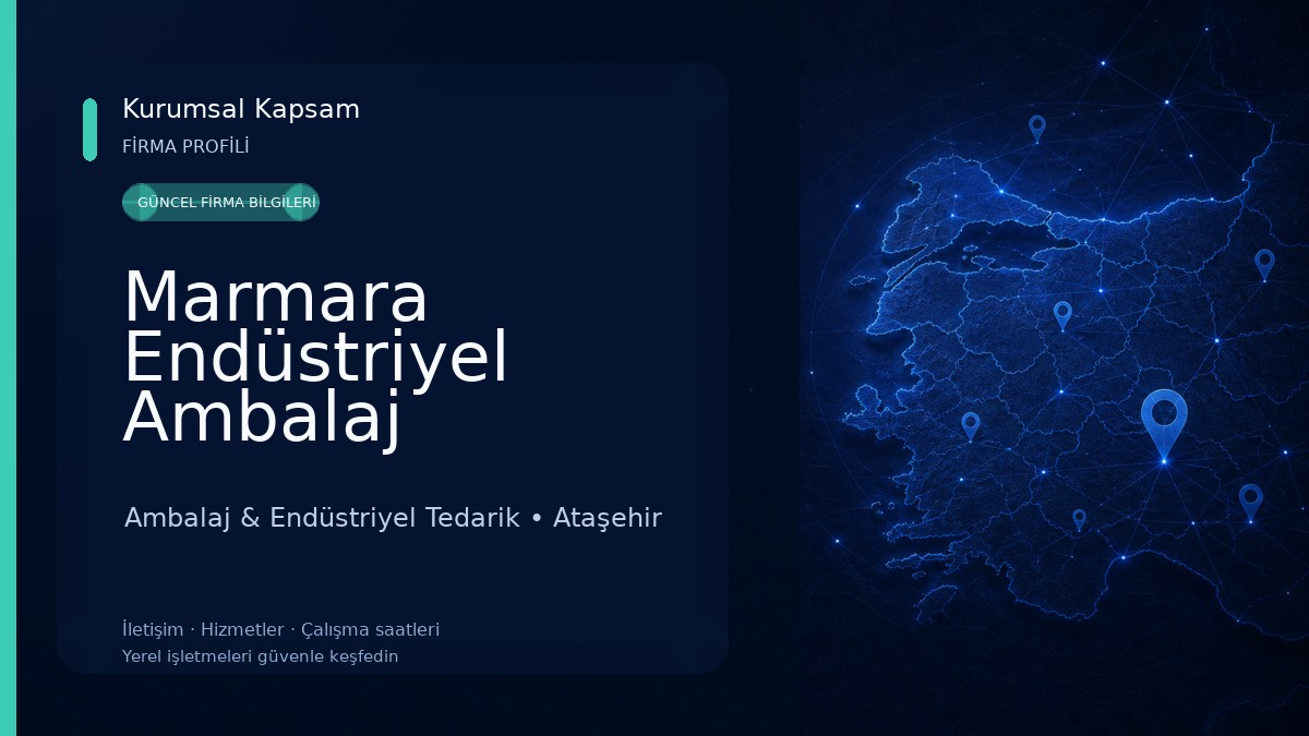 Marmara Endüstriyel Ambalaj Ürünleri San. ve Tic. Ltd. Şti. Ambalaj & Endüstriyel Tedarik