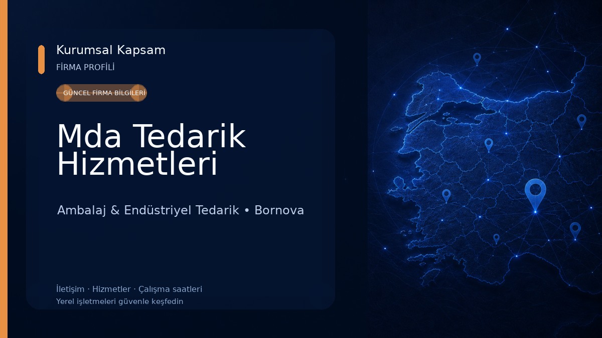 Mda Tedarik Hizmetleri 