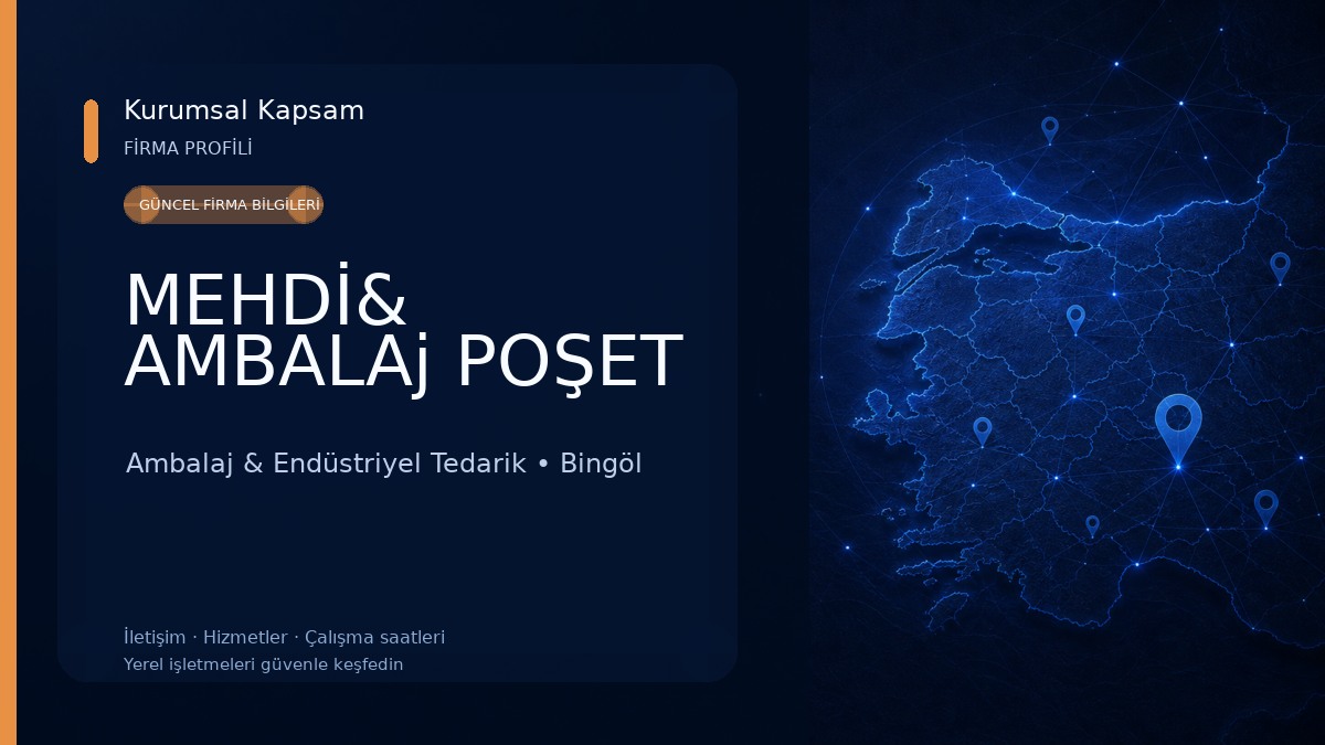 MEHDİ& AMBALAj POŞET Ambalaj & Endüstriyel Tedarik