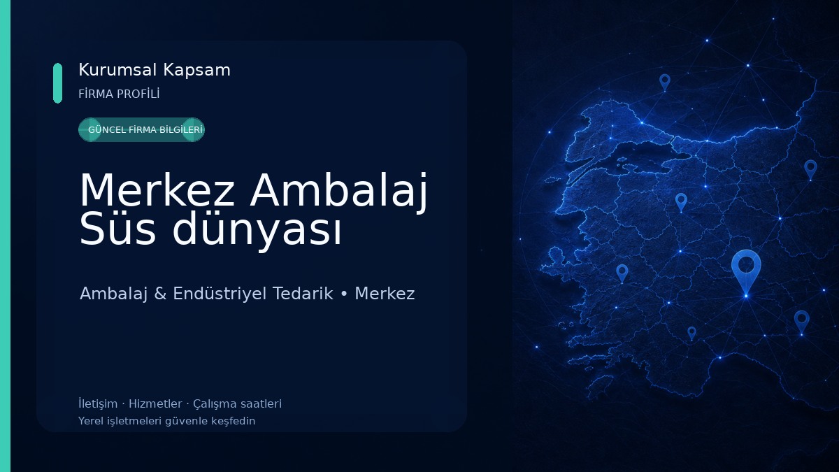 Merkez Ambalaj Süs dünyası Ambalaj & Endüstriyel Tedarik
