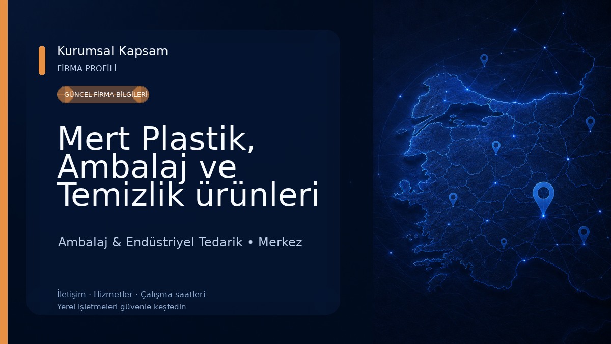 Mert Plastik, Ambalaj ve Temizlik ürünleri Ambalaj & Endüstriyel Tedarik