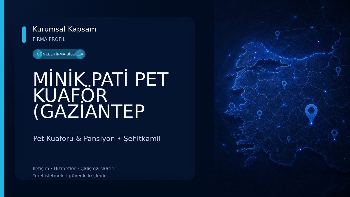MİNİK PATİ PET KUAFÖR (GAZİANTEP KEDİ&KÖPEK TRAŞI) 