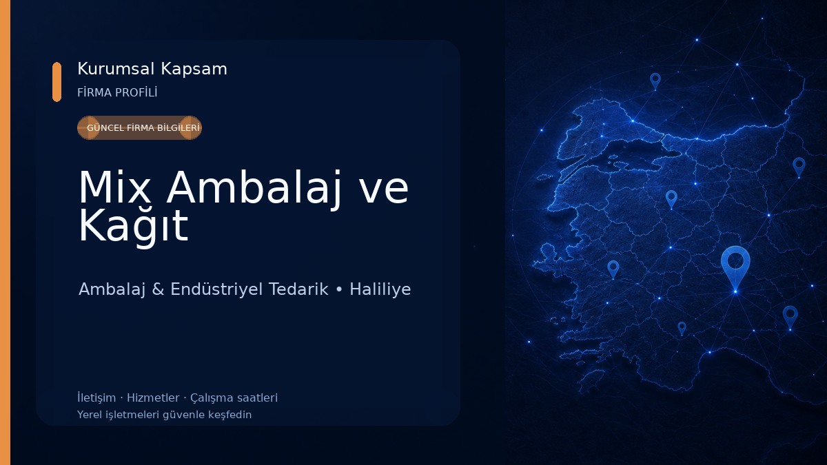 Mix Ambalaj ve Kağıt Ambalaj & Endüstriyel Tedarik