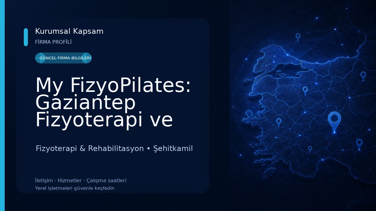 My FizyoPilates: Gaziantep Fizyoterapi ve Rehabilitasyon