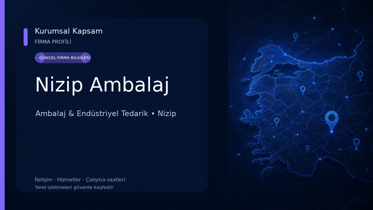 Nizip Ambalaj Ambalaj & Endüstriyel Tedarik