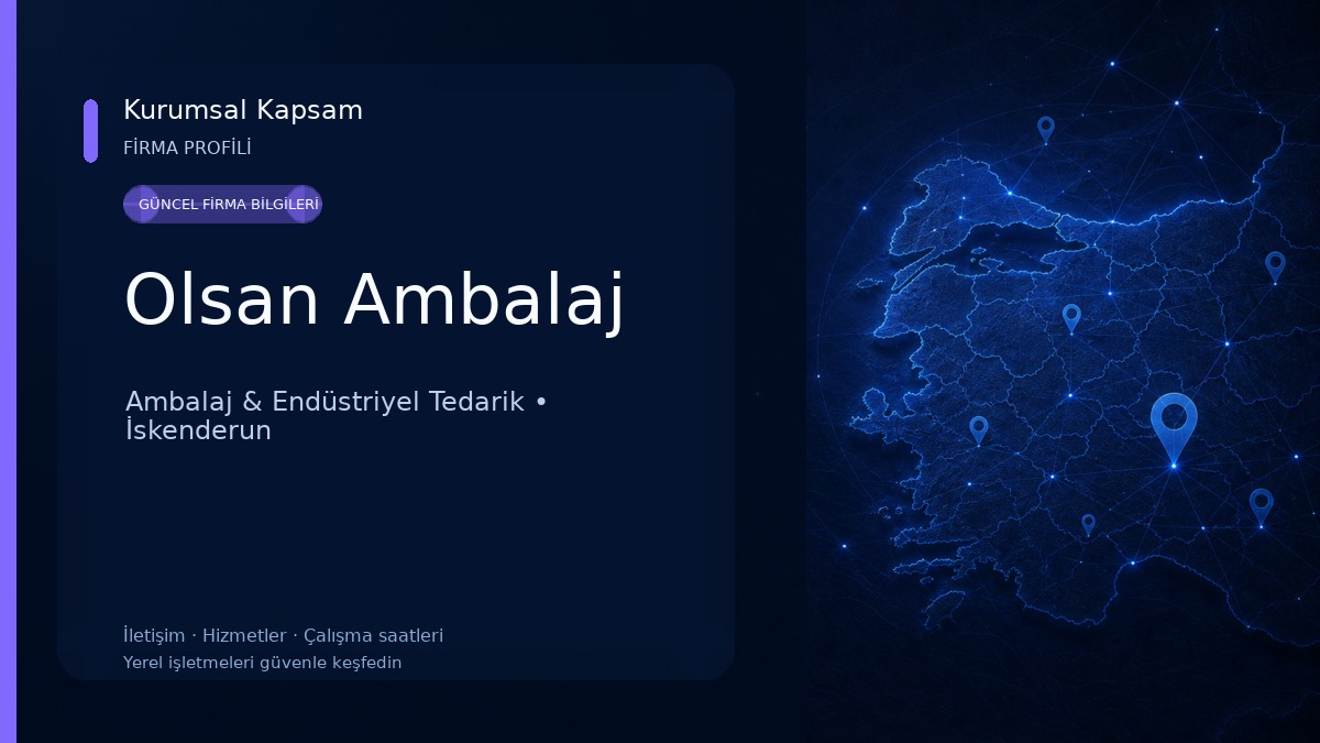 Olsan Ambalaj Ambalaj & Endüstriyel Tedarik