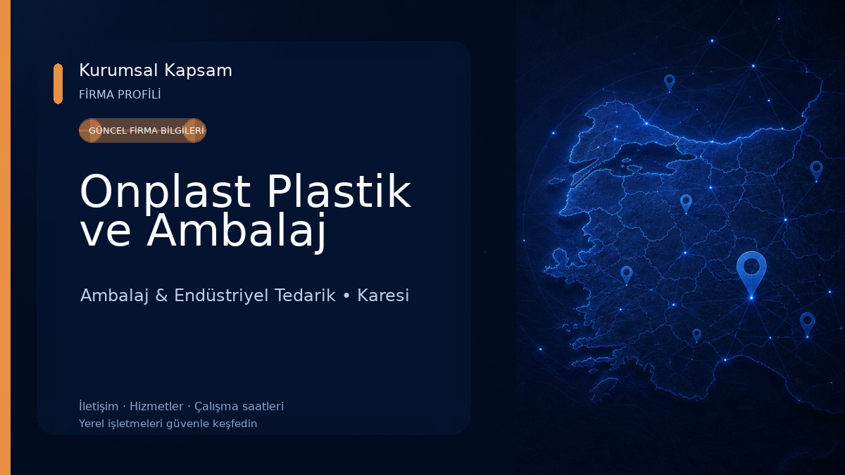Onplast Plastik ve Ambalaj Ambalaj & Endüstriyel Tedarik