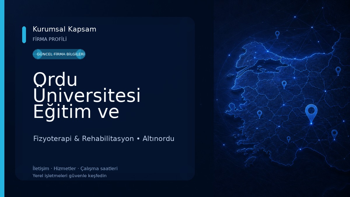 Ordu Üniversitesi Eğitim ve Araştırma Hastanesi