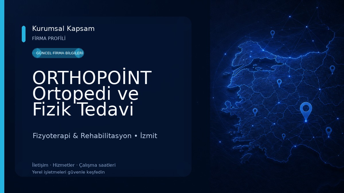 ORTHOPOİNT Ortopedi ve Fizik Tedavi Kliniği Fizyoterapi & Rehabilitasyon