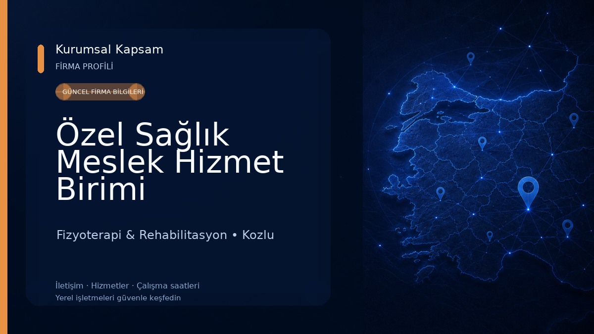 Özel Sağlık Meslek Hizmet Birimi Fizyoterapist Birnur Kart