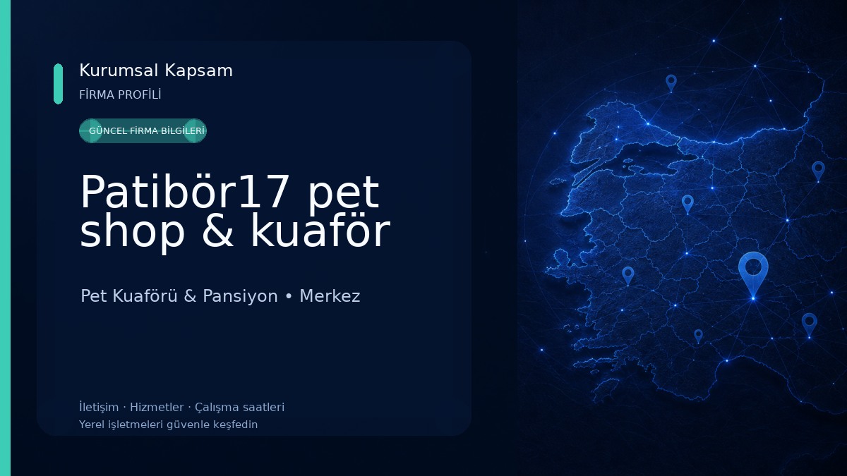 Patibör17 pet shop & kuaför Pet Kuaförü & Pansiyon