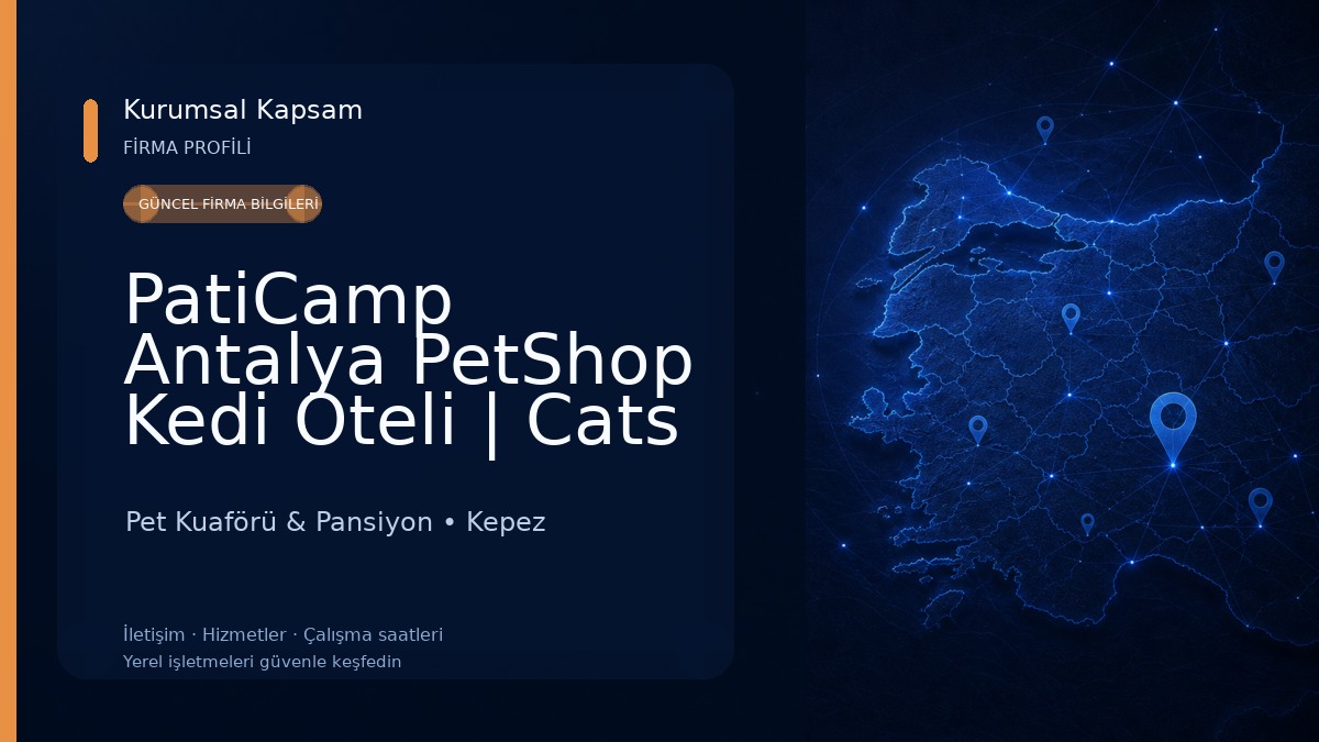 PatiCamp Antalya PetShop Kedi Oteli | Cats Hotel 