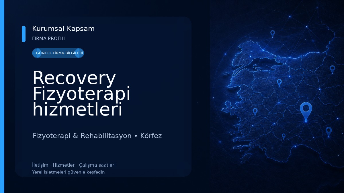 Recovery Fizyoterapi hizmetleri (Fztr.salar konjkav)