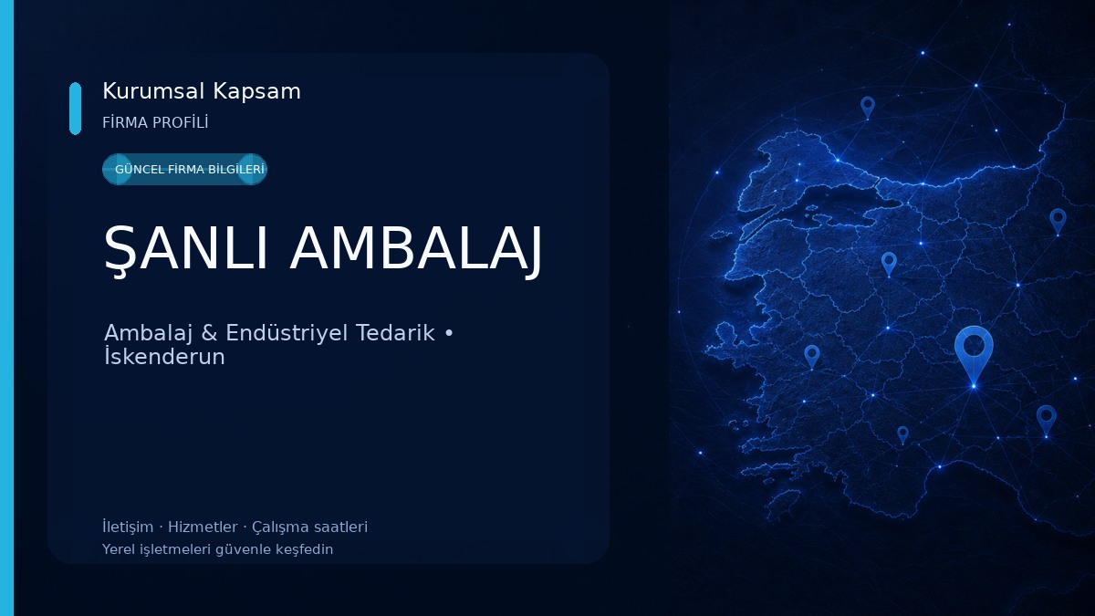 ŞANLI AMBALAJ Ambalaj & Endüstriyel Tedarik