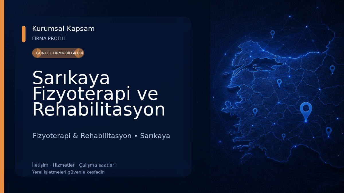 Sarıkaya Fizyoterapi ve Rehabilitasyon Yüksekokulu Fizyoterapi & Rehabilitasyon