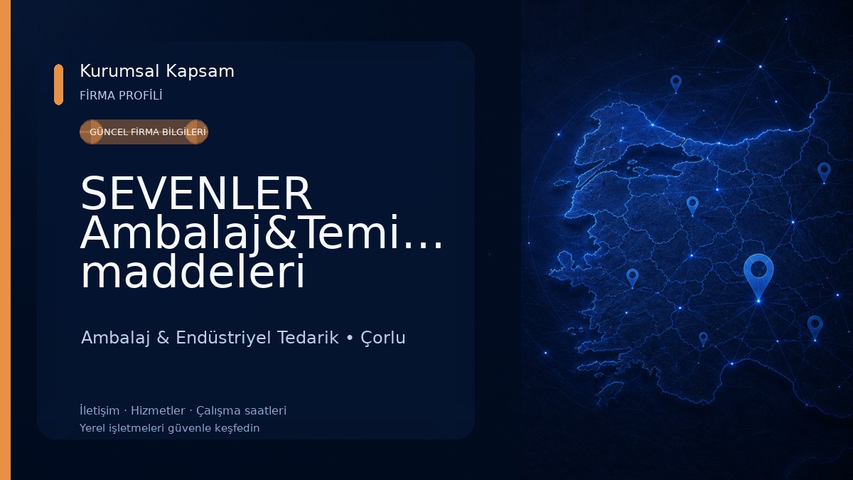 SEVENLER Ambalaj&Temizlik maddeleri Ambalaj & Endüstriyel Tedarik