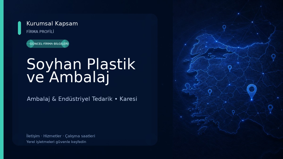 Soyhan Plastik ve Ambalaj Ambalaj & Endüstriyel Tedarik