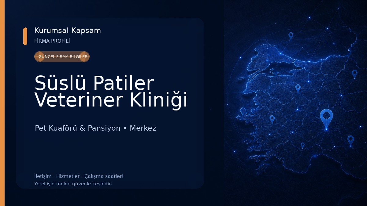 Süslü Patiler Veteriner Kliniği Pet Kuaförü & Pansiyon