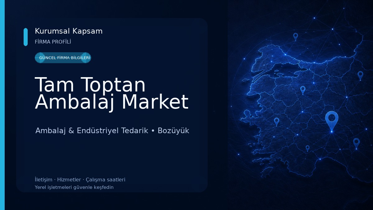 Tam Toptan Ambalaj Market