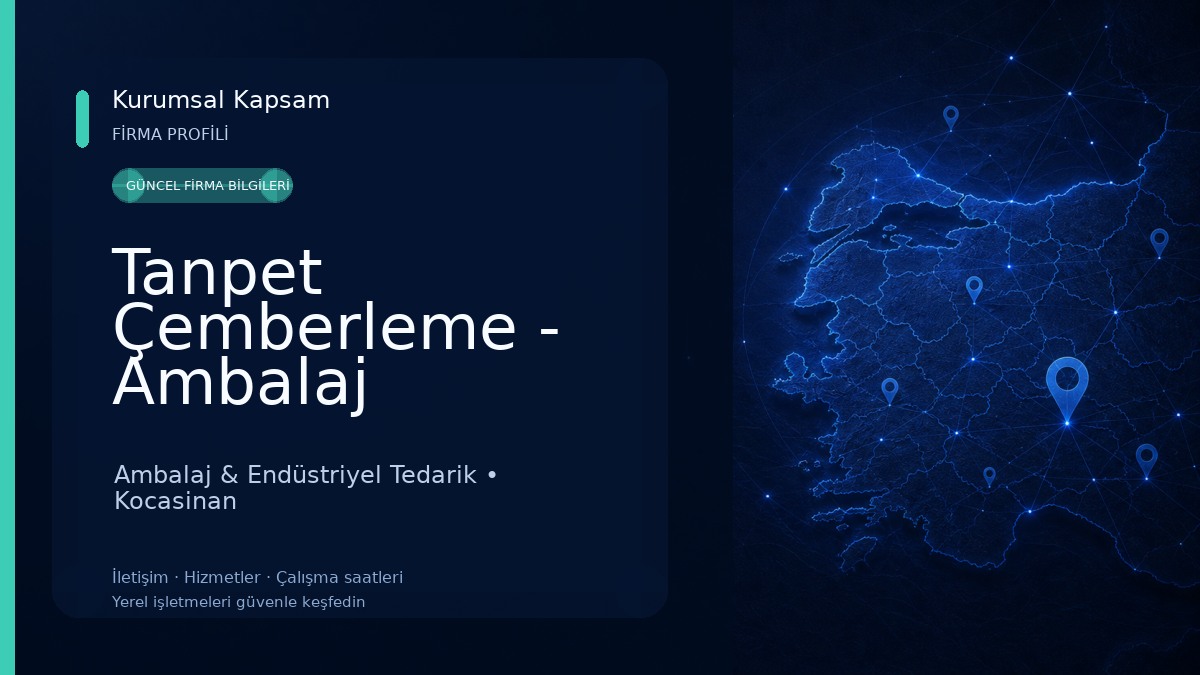 Tanpet Çemberleme - Ambalaj Paketleme Malzemeleri Ambalaj & Endüstriyel Tedarik