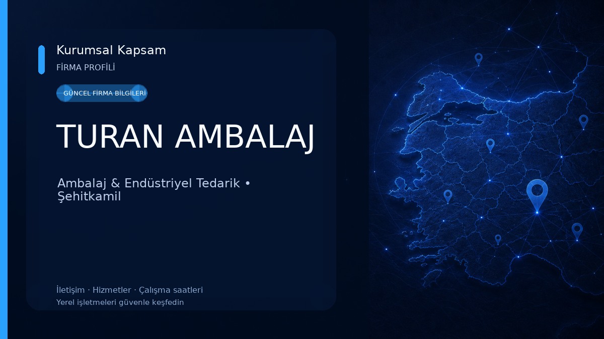 TURAN AMBALAJ Ambalaj & Endüstriyel Tedarik