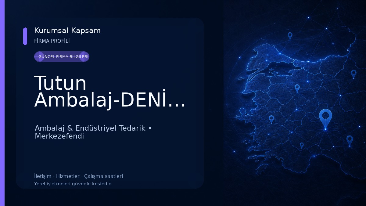 Tutun Ambalaj-DENİZLİ