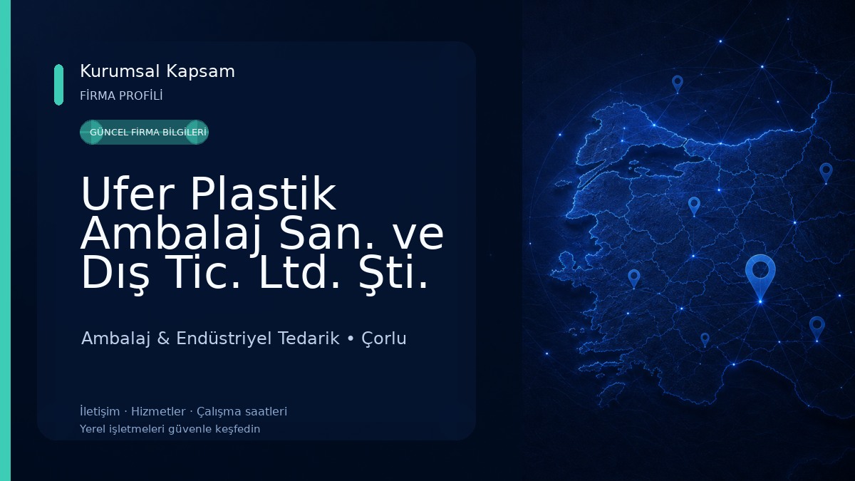 Ufer Plastik Ambalaj San. ve Dış Tic. Ltd. Şti. Ambalaj & Endüstriyel Tedarik