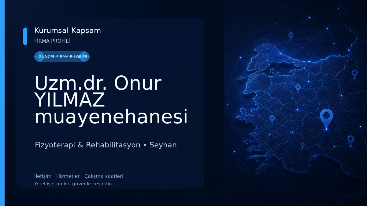 Uzm.dr. Onur YILMAZ muayenehanesi