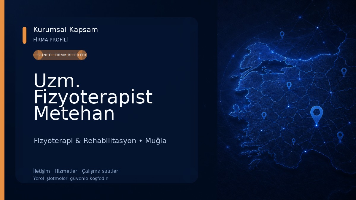 Uzm. Fizyoterapist Metehan Sarıkaya Fizyoterapi & Rehabilitasyon