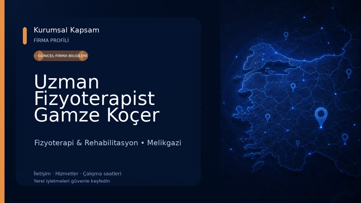 Uzman Fizyoterapist Gamze Koçer Kahrıman Fizyoterapi & Rehabilitasyon