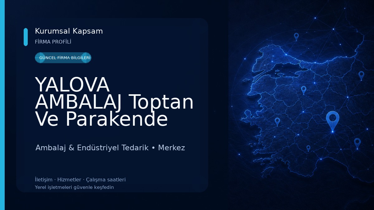 YALOVA AMBALAJ Toptan Ve Parakende 